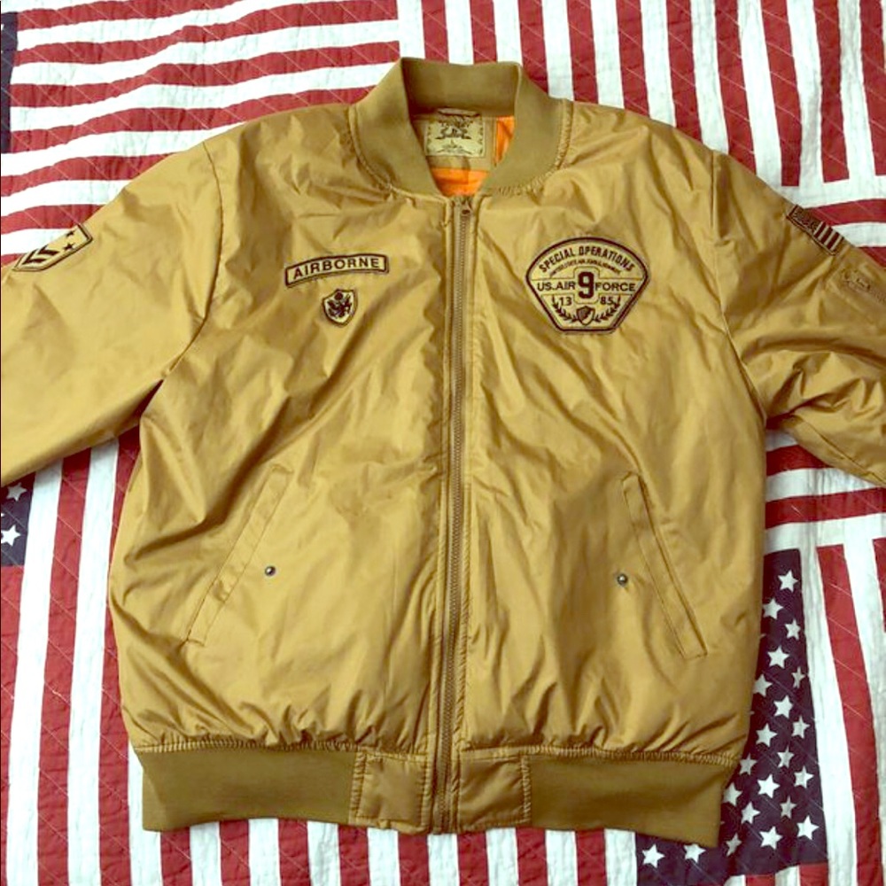 Brooklyn Laundry Bomber Jacket (Size L.)